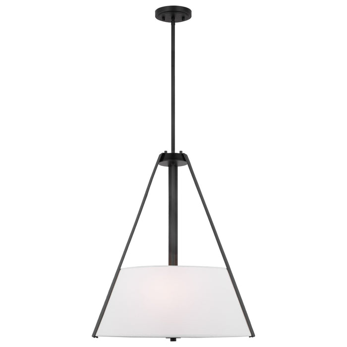Nuvo Lighting 60-7696 Three Light Pendant, Black