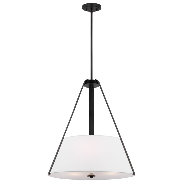 Nuvo Lighting 60-7696 Three Light Pendant, Black