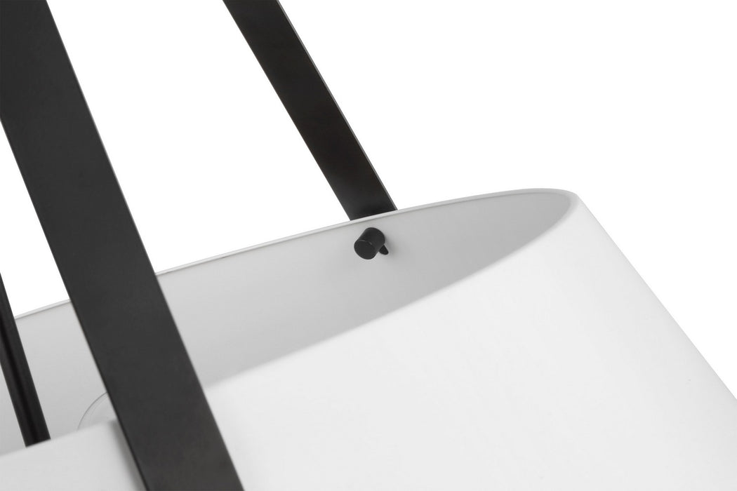 Nuvo Lighting 60-7697 Three Light Pendant, Black