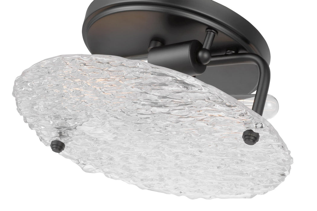 Nuvo Lighting 60-7810 Two Light Flush Mount, Matte Black