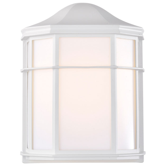Nuvo Lighting 62-1396 LED Cage Lantern Fixture, White