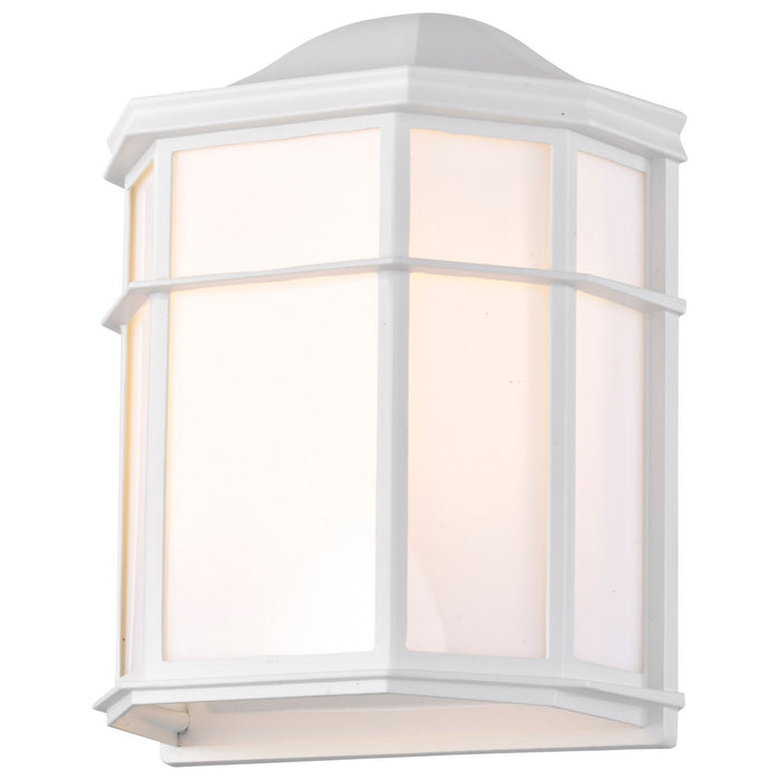Nuvo Lighting 62-1396 LED Cage Lantern Fixture, White