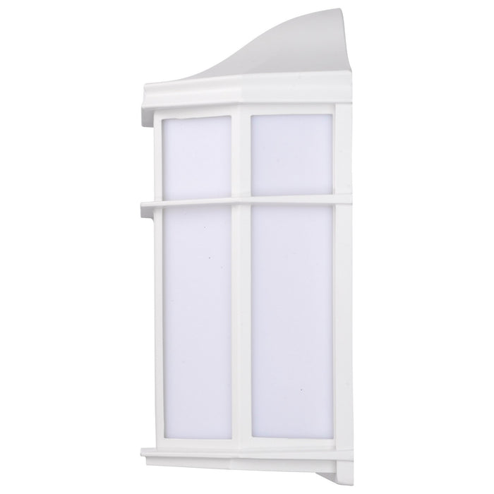 Nuvo Lighting 62-1396 LED Cage Lantern Fixture, White