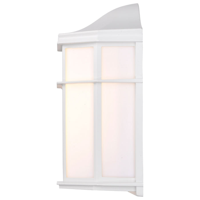 Nuvo Lighting 62-1396 LED Cage Lantern Fixture, White