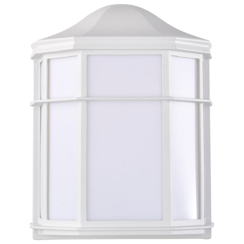 Nuvo Lighting 62-1396 LED Cage Lantern Fixture, White