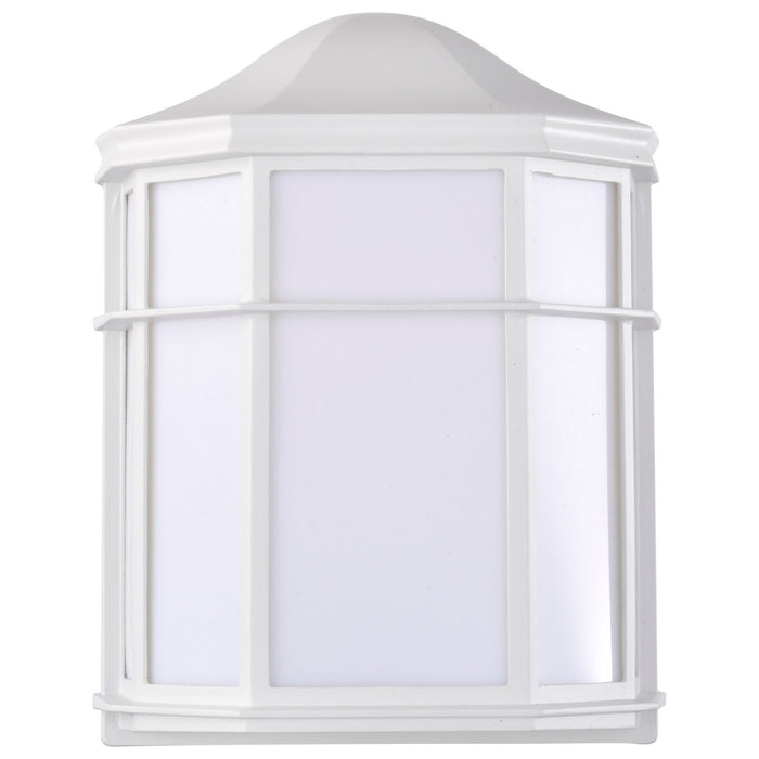 Nuvo Lighting 62-1396 LED Cage Lantern Fixture, White