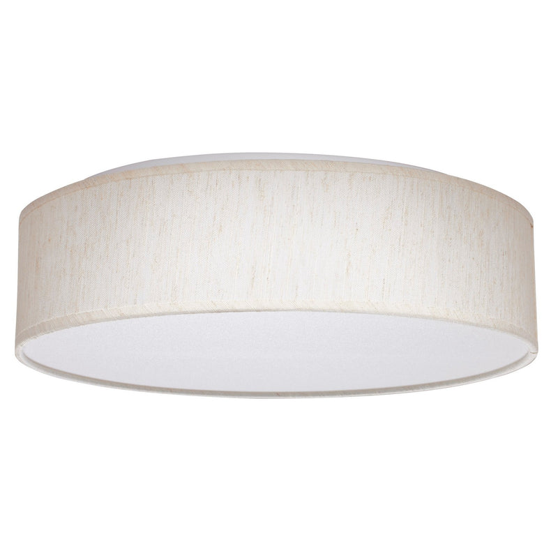Nuvo Lighting 62-998 LED Flush Mount, Beige Fabric