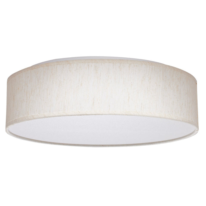 Nuvo Lighting 62-998 LED Flush Mount, Beige Fabric