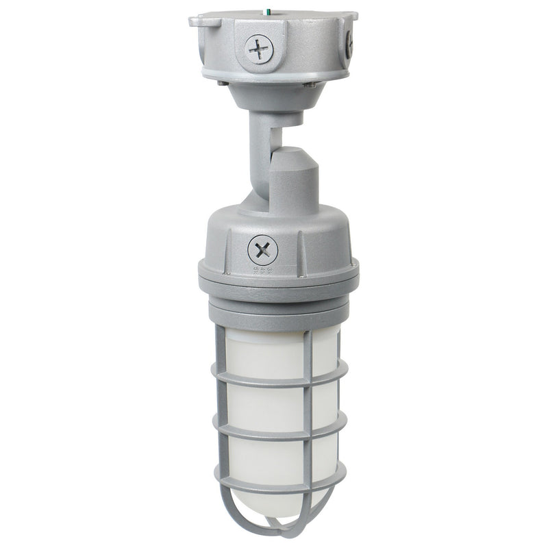 Nuvo Lighting 65-550 LED Adjustable Vapor Tight Fixture, Gray