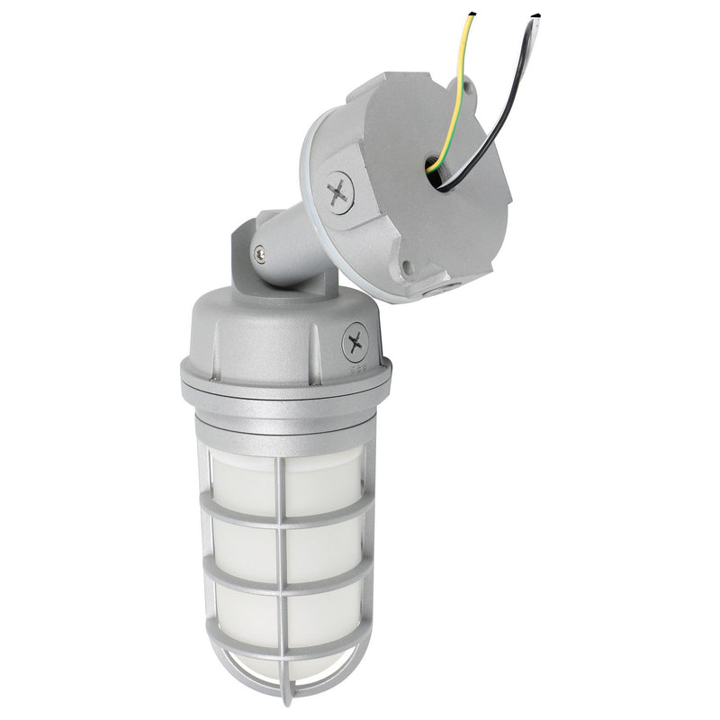 Nuvo Lighting 65-550 LED Adjustable Vapor Tight Fixture, Gray
