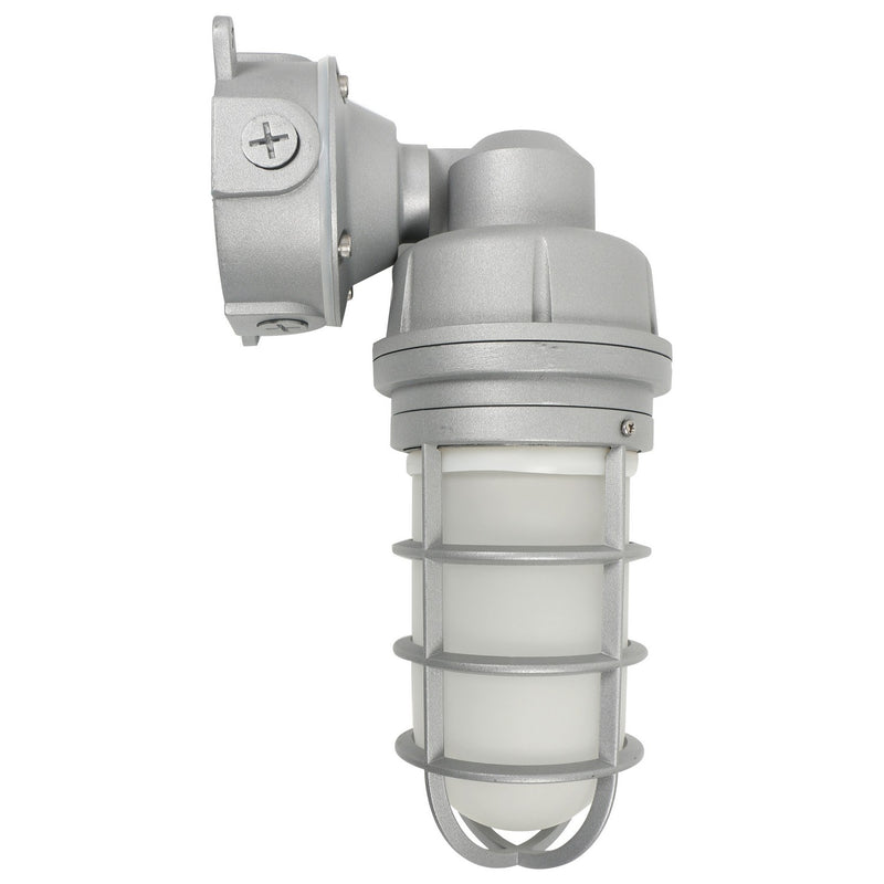 Nuvo Lighting 65-550 LED Adjustable Vapor Tight Fixture, Gray