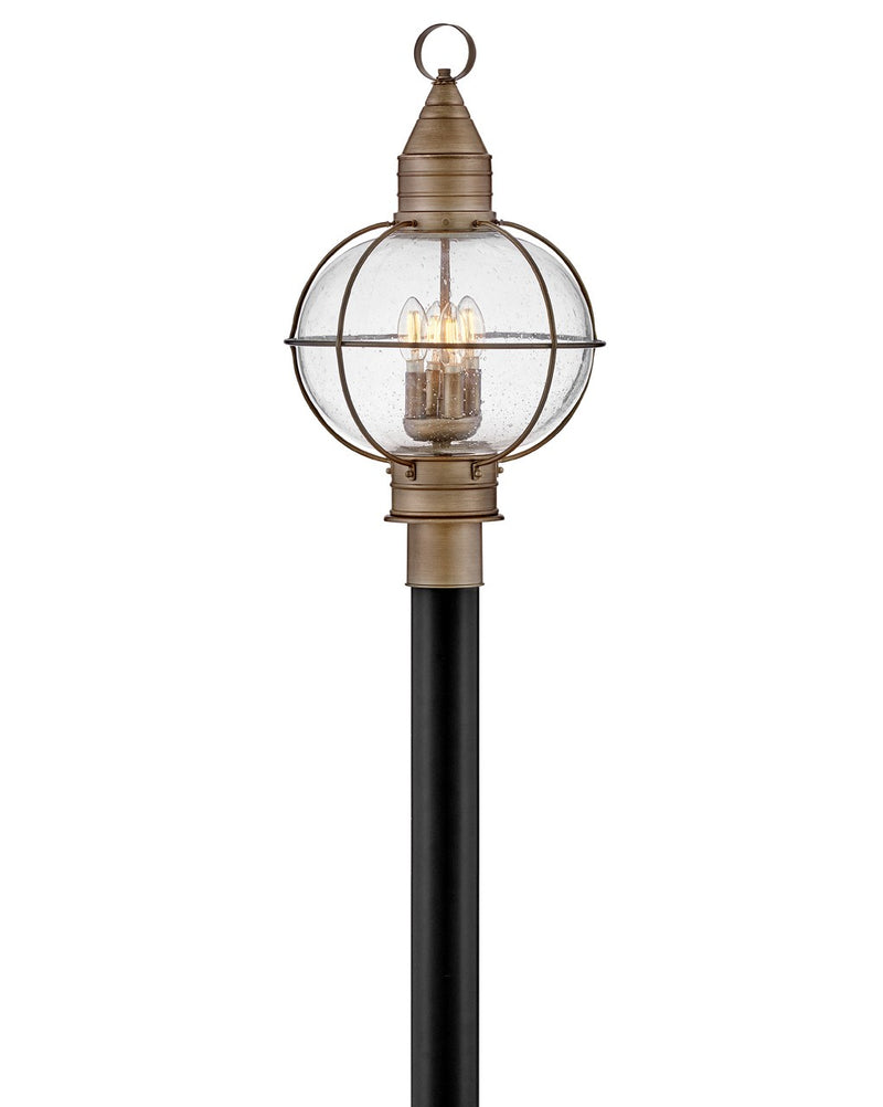 Hinkley 2201BU LED Post Top or Pier Mount Lantern, Burnished Bronze