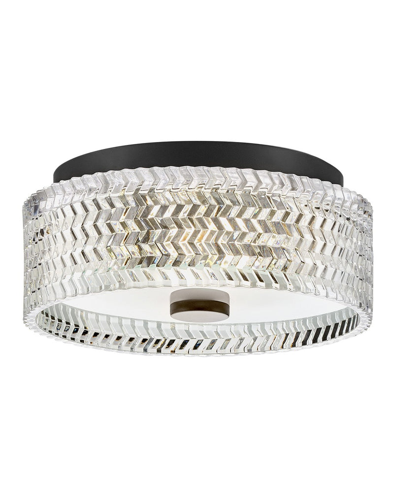 Hinkley 5041BK LED Flush Mount, Black