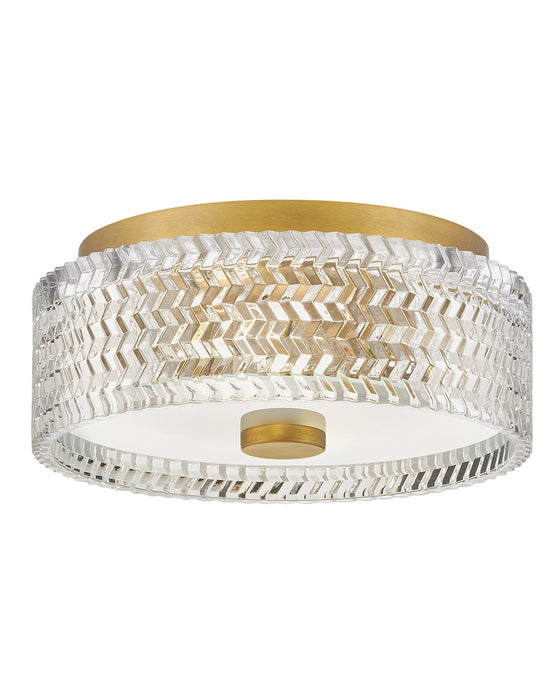 Hinkley 5041HB LED Flush Mount, Heritage Brass