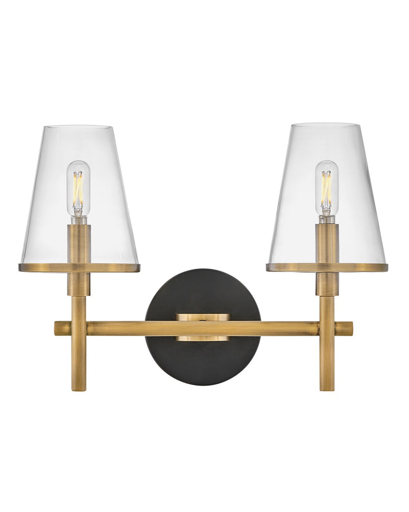 Hinkley 51082HB LED Vanity, Heritage Brass