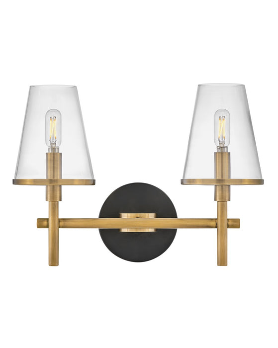 Hinkley 51082HB LED Vanity, Heritage Brass