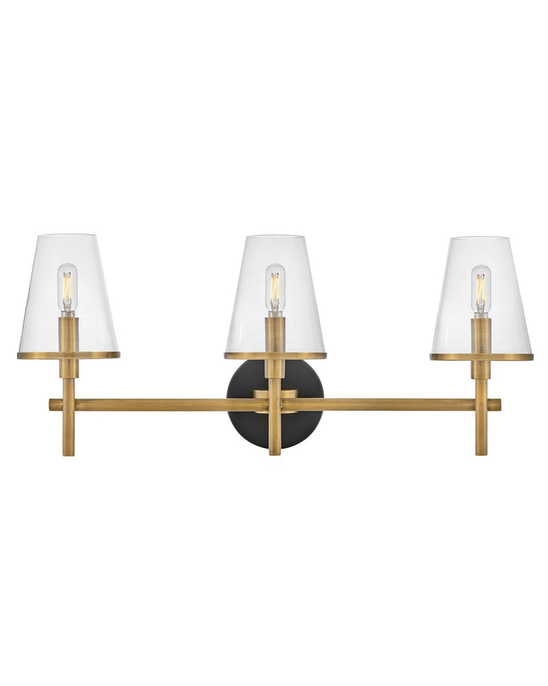 Hinkley 51083HB LED Vanity, Heritage Brass