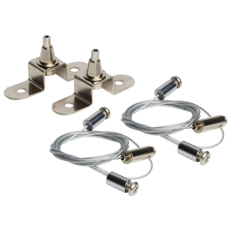 Nuvo Lighting 65-919 3' Empty Body Suspension Kit, Silver