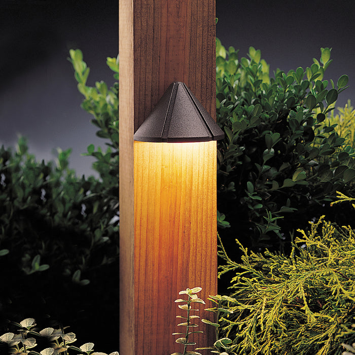 Kichler 15065AZT One Light Deck, Textured Architectural Bronze