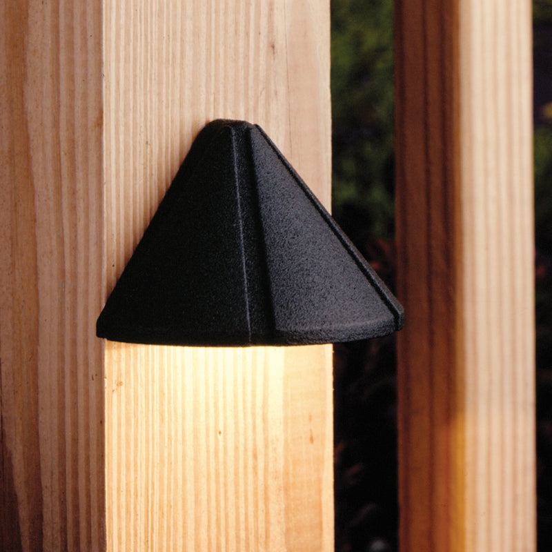 Kichler 15065BKT One Light Deck, Textured Black