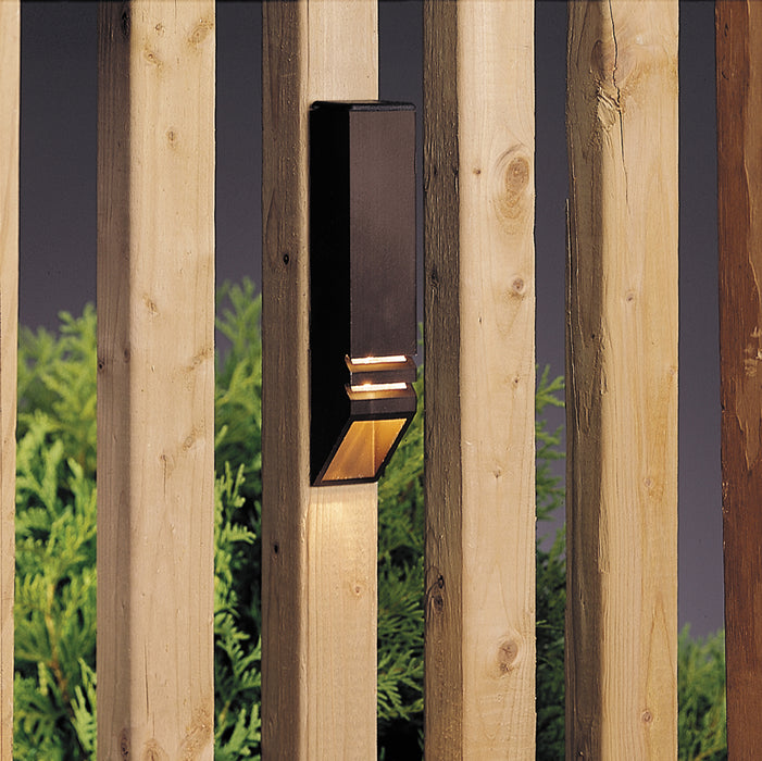 Kichler 15066AZT One Light Deck, Textured Architectural Bronze
