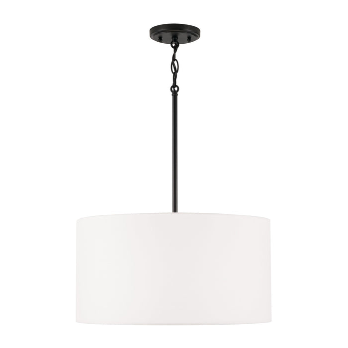 Capital Lighting 314632MB-659 Three Light Pendant, Matte Black