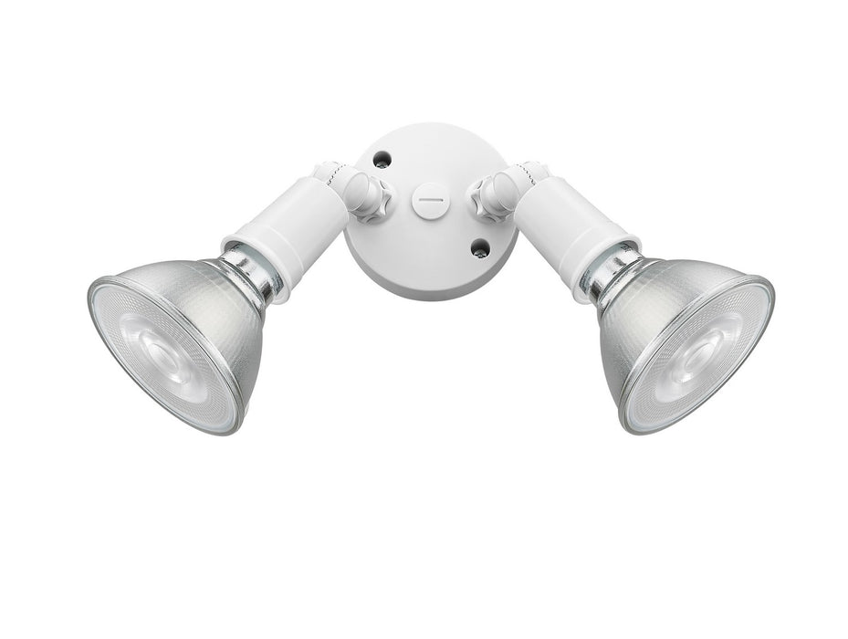 Millennium 16002-MW Two Light Security Flood Light, Matte White