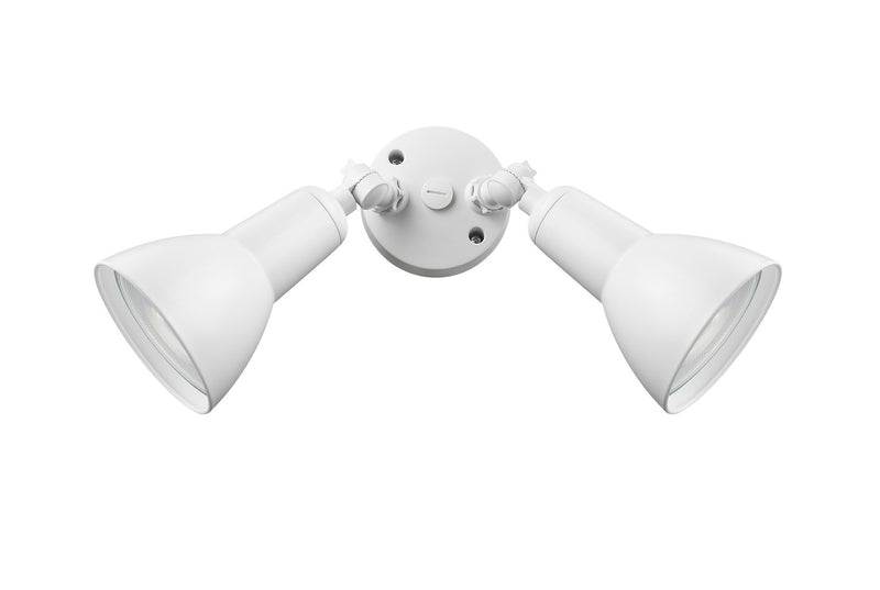 Millennium 17002-MW Two Light Security Flood Light, Matte White