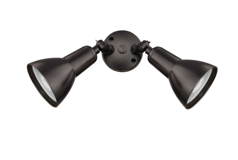Millennium 17002-PBZ Two Light Security Flood Light, Powder Coated Bronze