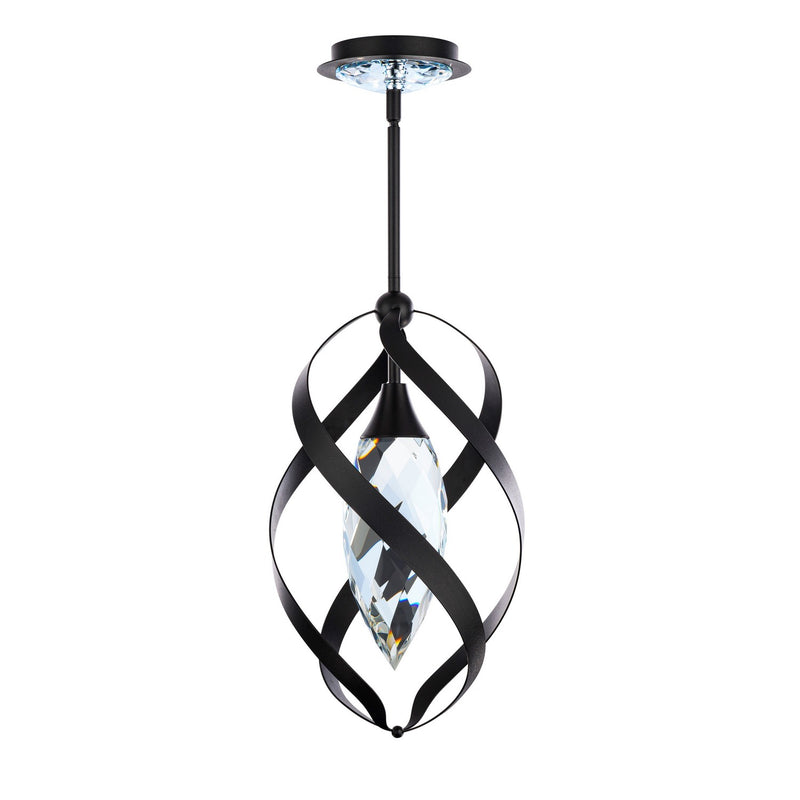 Schonbek Beyond BPD23318-BK LED Mini Pendant, Black