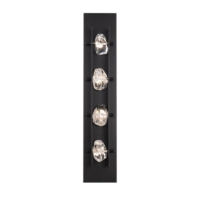 Schonbek Beyond BWSW10328-BK LED Outdoor Wall Sconce, Black