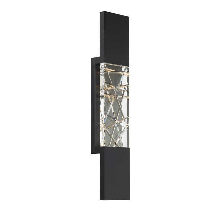 Schonbek Beyond BWSW32327-BK LED Outdoor Wall Sconce, Black