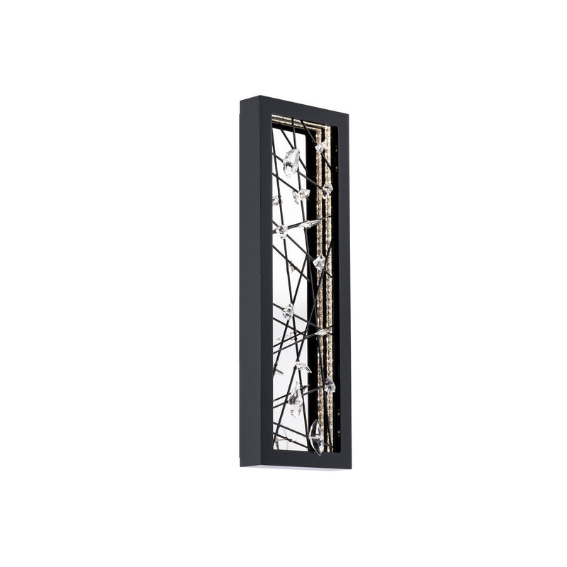 Schonbek Beyond BWSW43318-BK LED Outdoor Wall Sconce, Black