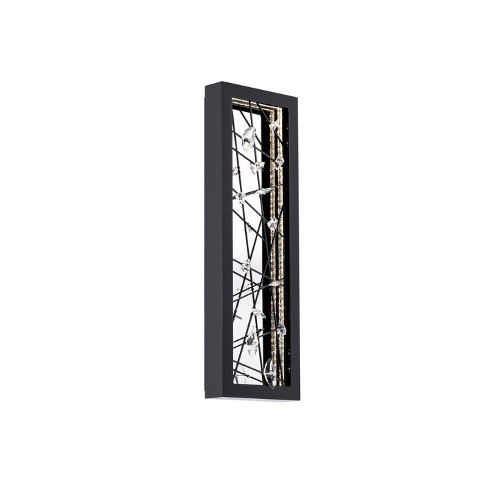 Schonbek Beyond BWSW43318-BK LED Outdoor Wall Sconce, Black