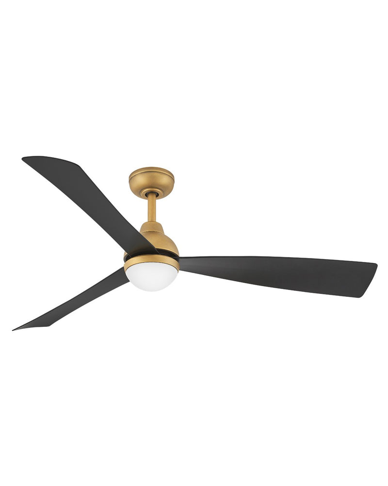 Hinkley 905656FHB-LDD 56" Ceiling Fan, Heritage Brass