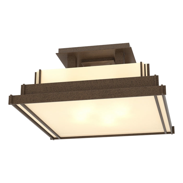 Hubbardton Forge 123705-SKT-05-BB0416 Four Light Semi-Flush Mount, Coastal Bronze
