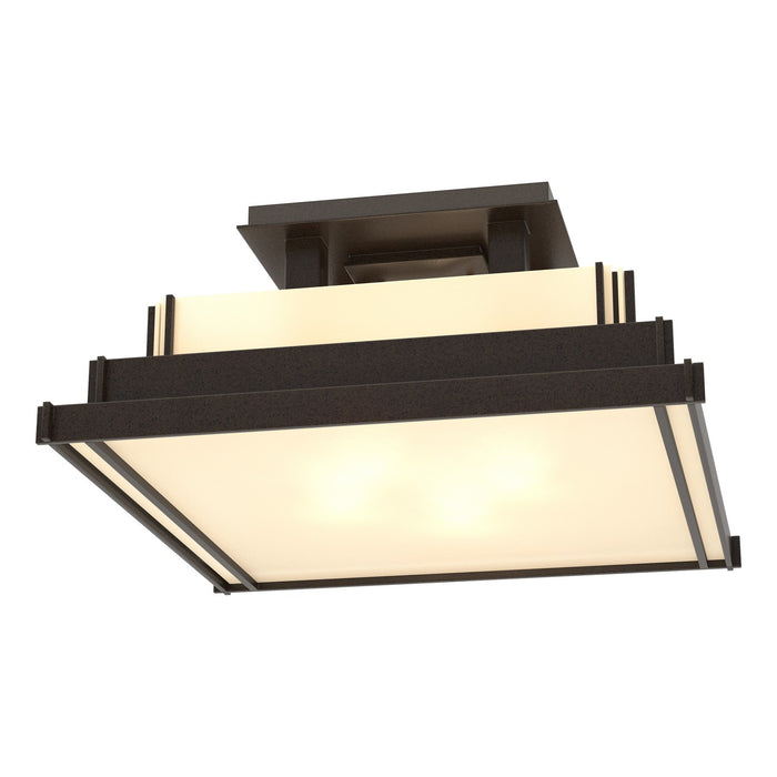 Hubbardton Forge 123705-SKT-14-BB0416 Four Light Semi-Flush Mount, Oil Rubbed Bronze