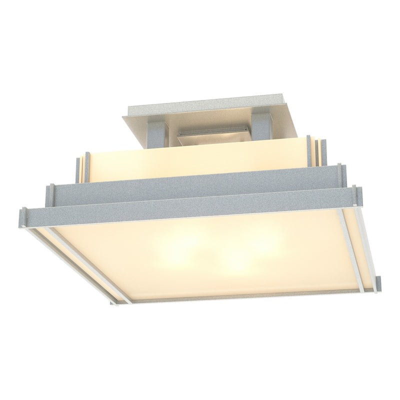 Hubbardton Forge 123705-SKT-82-BB0416 Four Light Semi-Flush Mount, Vintage Platinum
