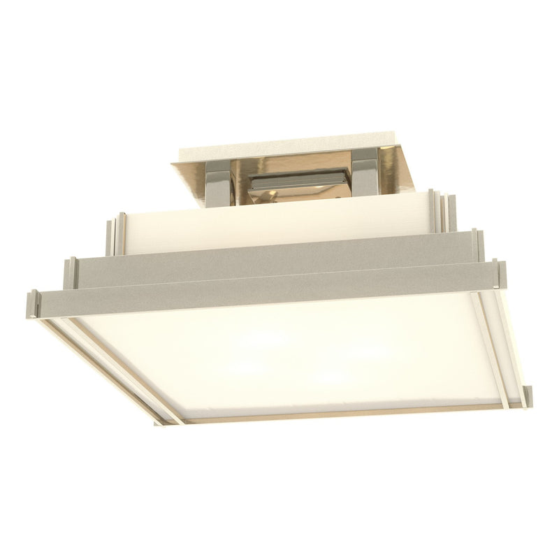 Hubbardton Forge 123705-SKT-85-CC0416 Four Light Semi-Flush Mount, Sterling