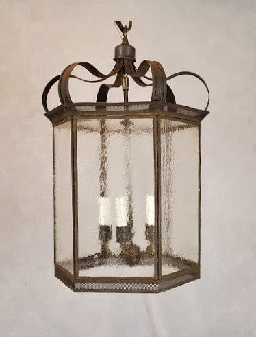 Genie House 13833DBS Five Light Pendant, Dark Brass