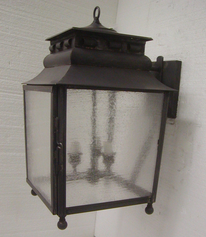Genie House 326M1DBS Three Light Wall Mount, Dark Brass