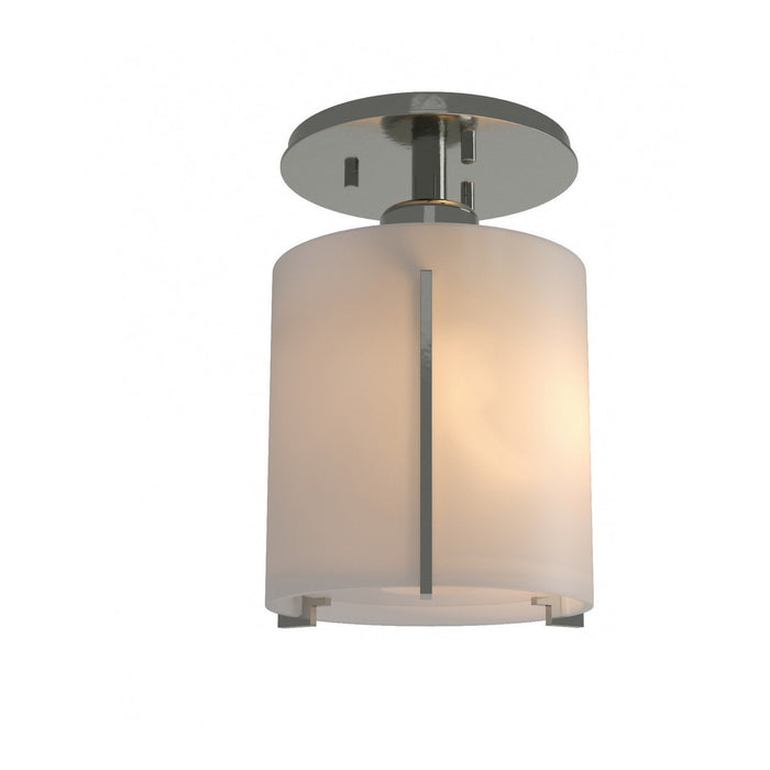 Hubbardton Forge 123775-SKT-85-GG0140 One Light Semi-Flush Mount, Sterling