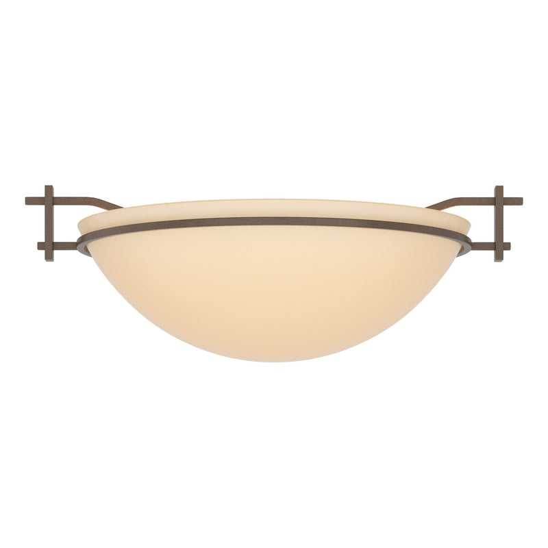 Hubbardton Forge 124251-SKT-05-SS0045 One Light Semi-Flush Mount, Bronze