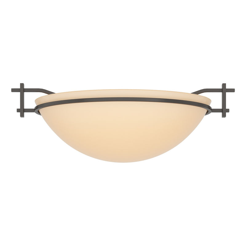 Hubbardton Forge 124251-SKT-14-SS0045 One Light Semi-Flush Mount, Oil Rubbed Bronze