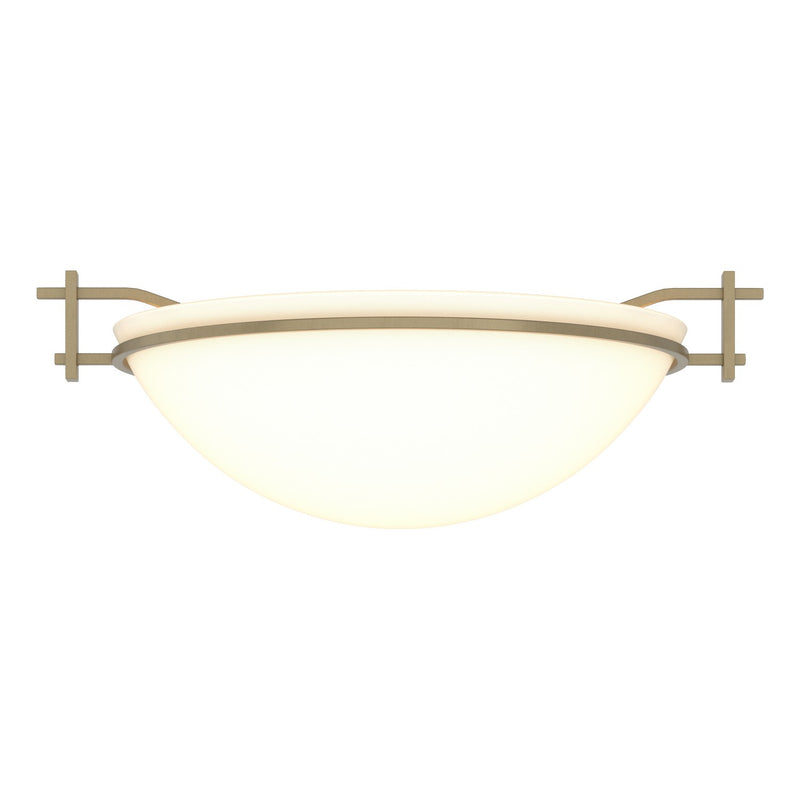 Hubbardton Forge 124251-SKT-84-GG0045 One Light Semi-Flush Mount, Soft Gold