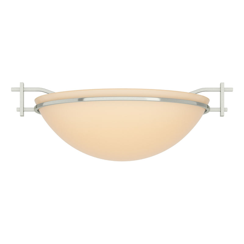 Hubbardton Forge 124251-SKT-85-SS0045 One Light Semi-Flush Mount, Sterling