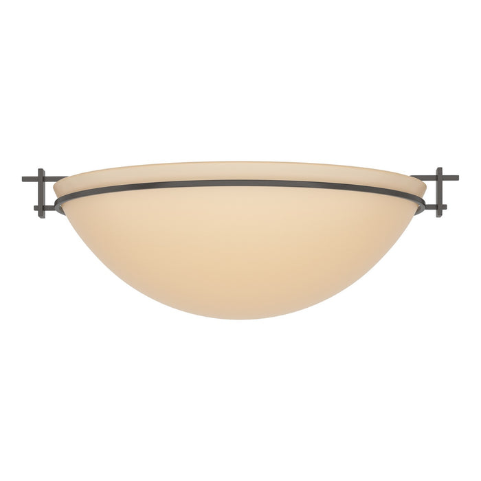 Hubbardton Forge 124252-SKT-14-SS0050 Three Light Semi Flush Mount, Oil Rubbed Bronze