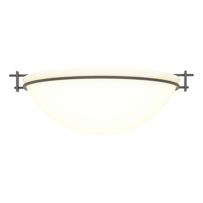 Hubbardton Forge 124252-SKT-20-GG0050 Three Light Semi-Flush Mount, Natural Iron