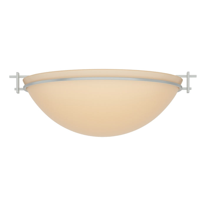 Hubbardton Forge 124252-SKT-82-SS0050 Three Light Semi-Flush Mount, Vintage Platinum