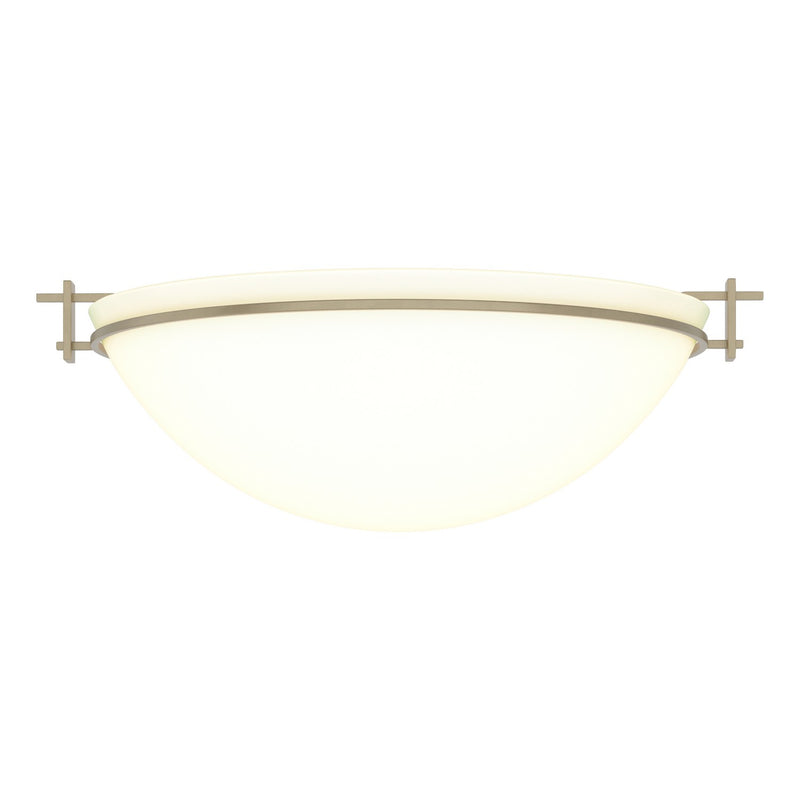Hubbardton Forge 124252-SKT-84-GG0050 Three Light Semi-Flush Mount, Soft Gold